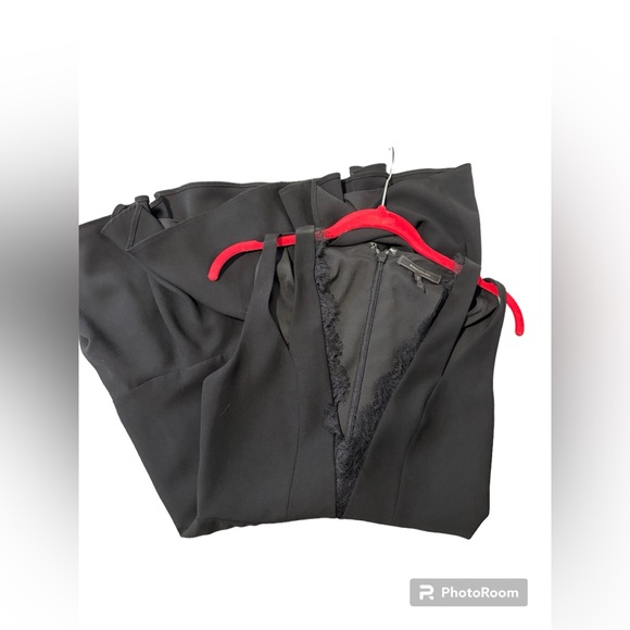 BCBGMaxAzria Lace-Trimmed Mini Dress - Picture 9 of 11